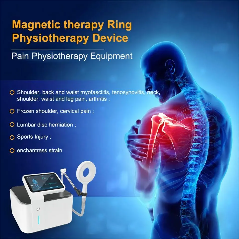 Tratamento da dor Terapia Magnética Mais Recente Terapia Magnética Super Anel de Transdução Escultura Corporal Magnetoterapia Máquina de Alívio da Dor