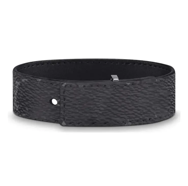 Andere Armbänder Brand Designer -Armbänder Männer- und Frauenarmbänder Mode Unisex Schmuck Aolly Schnalle Ledergröße 21 cm mit Schachtel