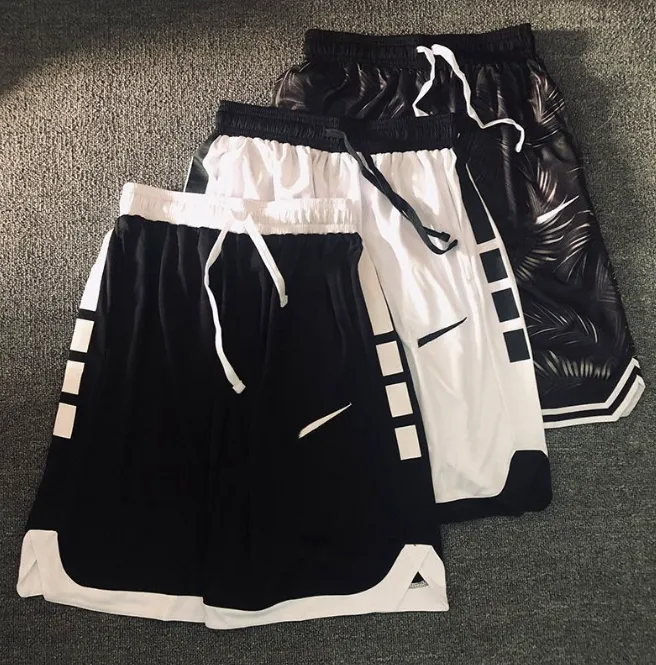 Star-Style Geborduurde Basketbal Shorts Sport Training Short Ademend Sneldrogend American Style Losse Shorts Zomer