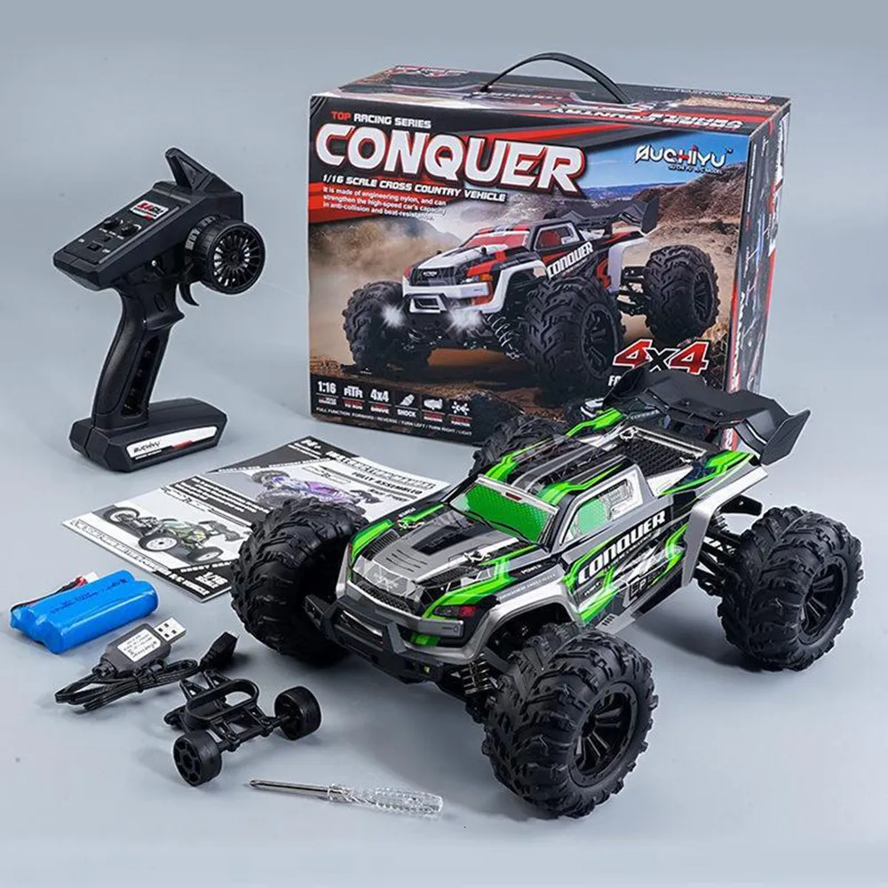 Electricrc Car 1 16 Schaal grote RC 50 kmh hoge snelheid jongens afstandsbediening 24G 4WD off -road monster truck 230612