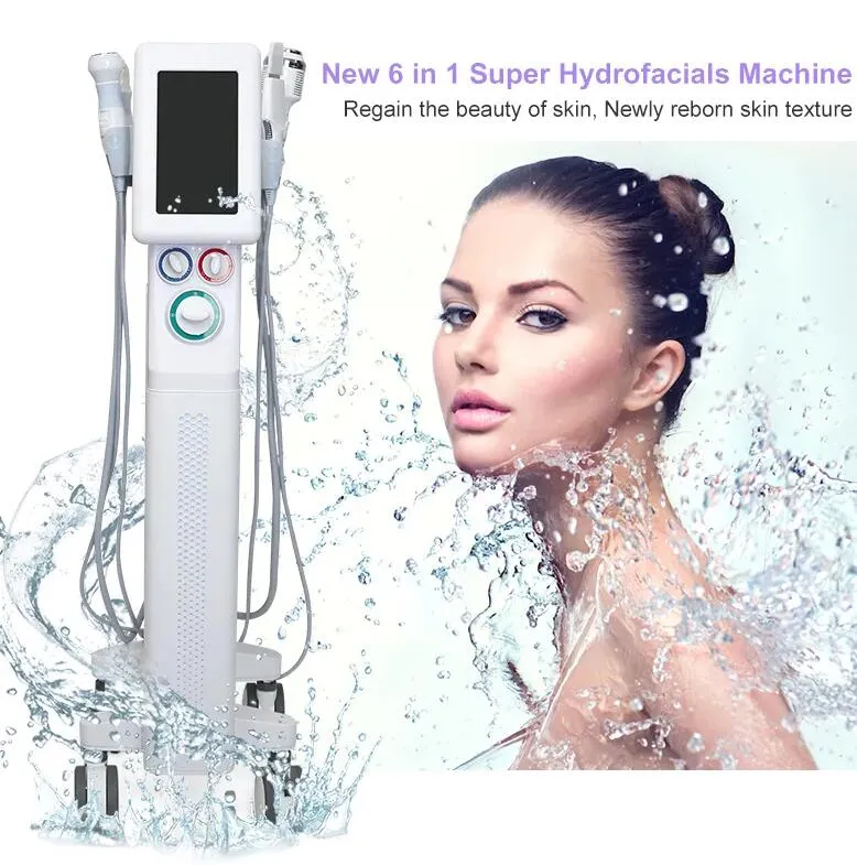 Original multifonction Microdermabrasion élimination des rides anti-âge Rejuven Raffermissement de la peau Traitement de l'acné Nettoyage du visage Hydro Jet d'eau Petite machine à bulles