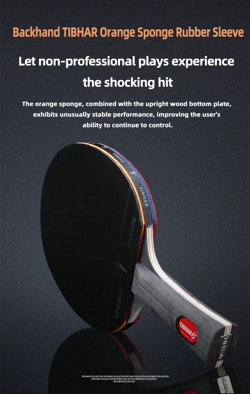 Tibhar Table Tennis Rackets DHgate.com:TIBHAR Table Tennis Racket Pimples-in Ping Pong Rackets High ...