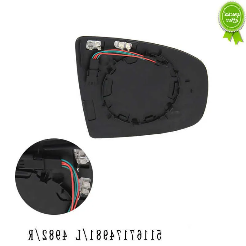 New Car Left Right Rearview Wing Mirror Glass Heated Adjustment W/ Wiring Harness 51167174981 51167174982 For BMW X5 E70 X6 E71 E72