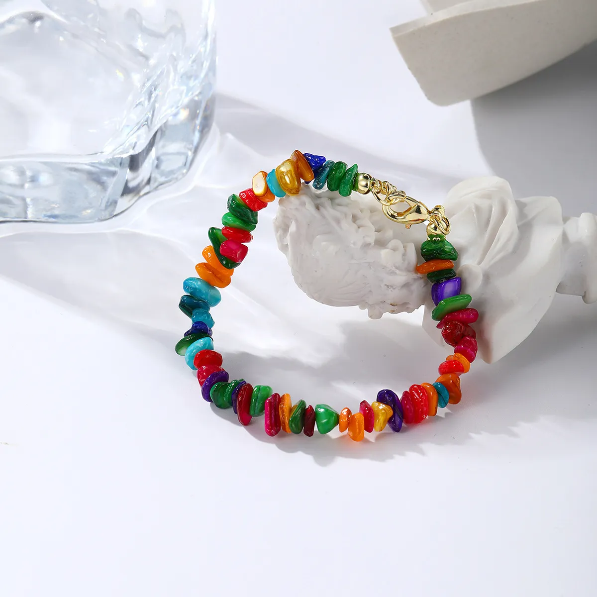 DHgate.com:Bohemian Natural Stone Beaded Bracelets for Women