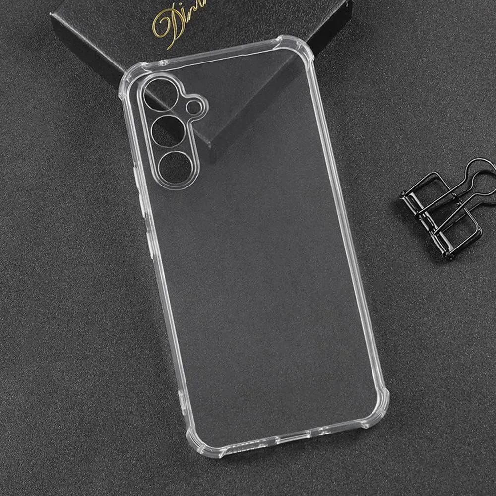 Capa de telefone transparente para Samsung Galaxy M53 M33 M52 5G S10 S9 S8 Plus Note9 Note8 TPU macio e flexível com airbags à prova de choque transparente anti-amarelamento capa de telefone