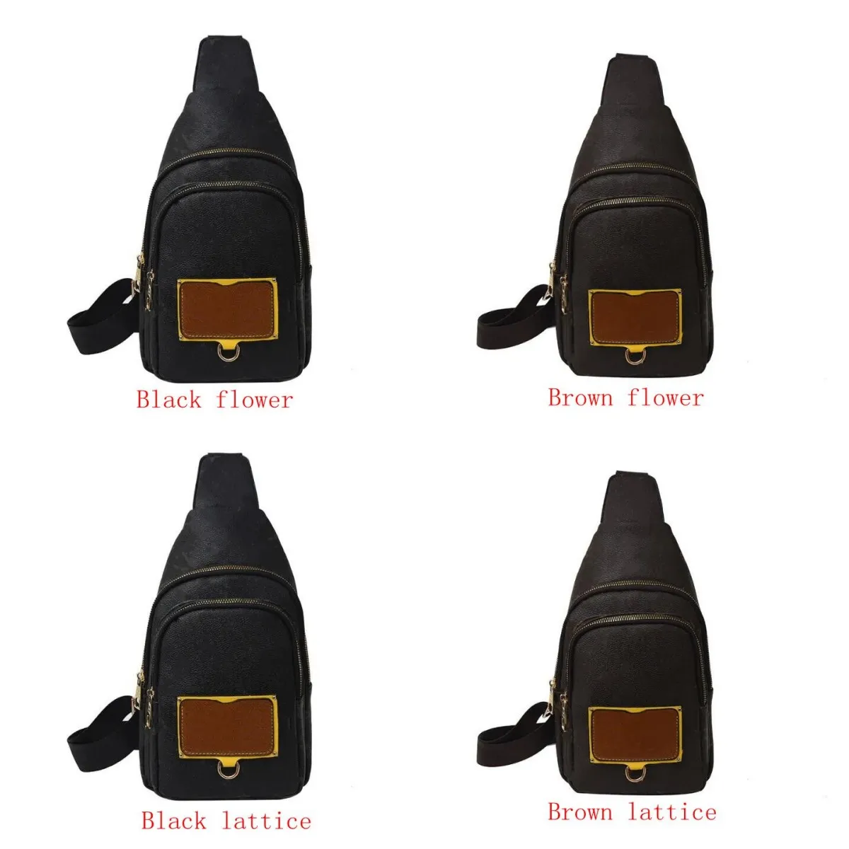 Männer Brust Tasche Luxus Sling Schulter Taschen Geldbörse Designer Umhängetasche Mode Taille-Tasche Für Frauen Brief Gedruckt Messenger tasche