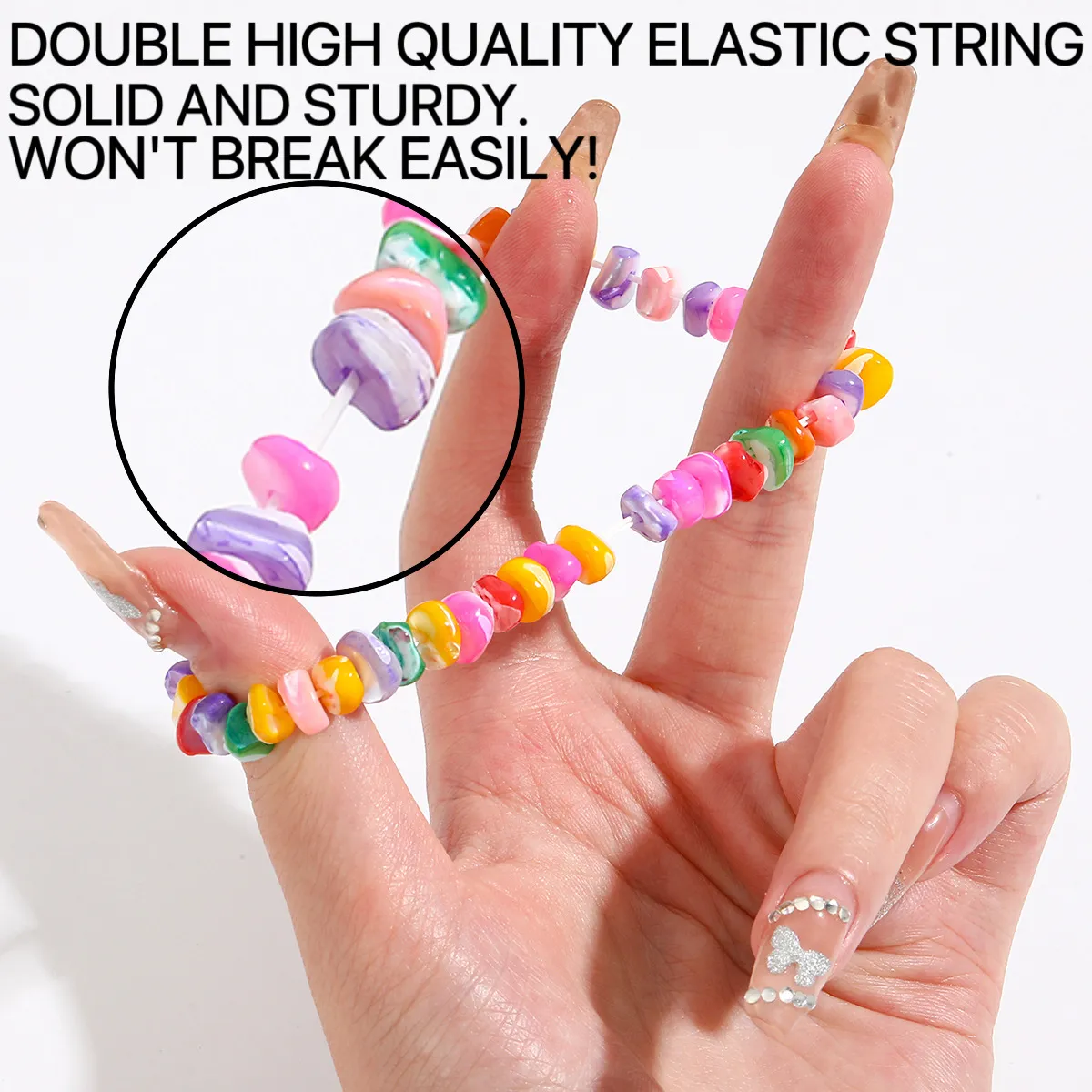 DHgate.com:Bohemian Natural Stone Beaded Bracelets for Women
