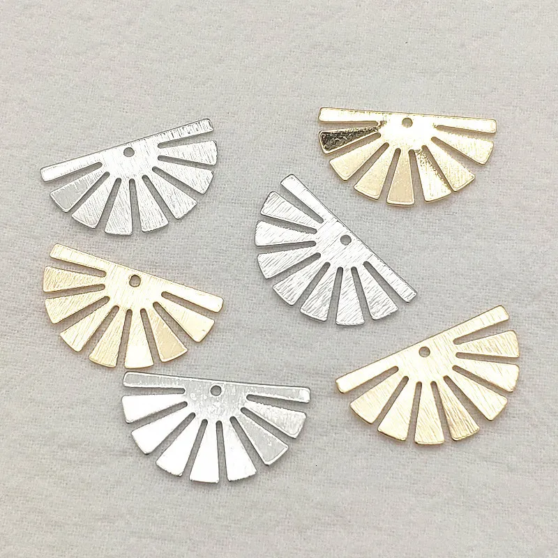 Médaillons Arrivée 14x25mm 100pcs Cuivre Pendentifs Secteur Charme Pour Bijoux Collier Boucles D'oreilles DIY Pièces Résultats Composants 230612