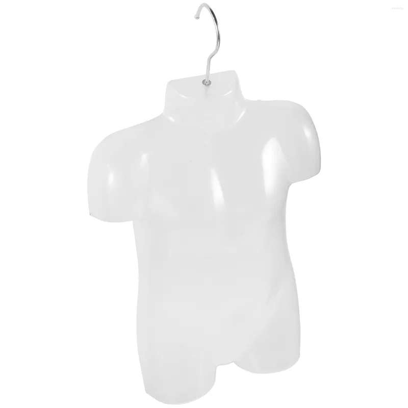 Sacs de rangement Mannequin en plastique pour enfants Vêtements de corps de bébé Cintre Tout-petits Présentoir à suspendre