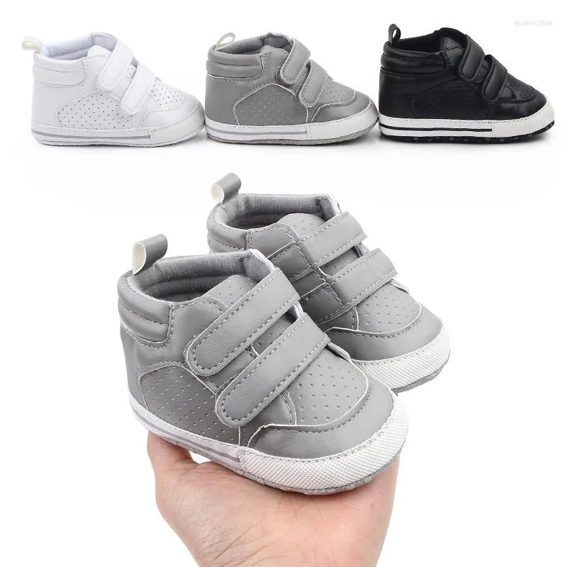 Erste Wanderer Babyschuhe Lässige Turnschuhe für Jungen Mädchen Wanderschuh Anti-Überspringen Atmungsaktives PU-Leder Säuglingskleinkinder