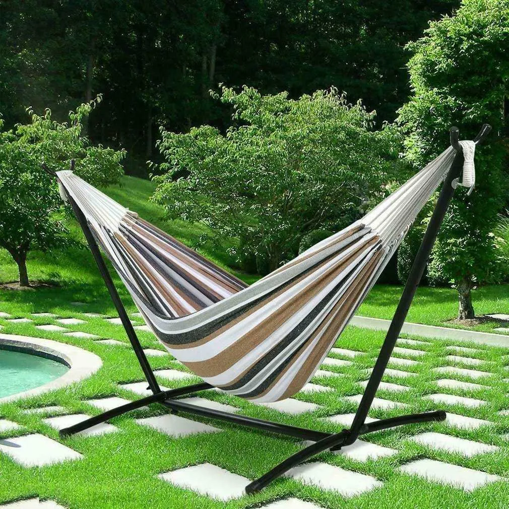 2024 Portable Hammock Lightweight Hanging Swing for Outdoor Camping Travel Indoor