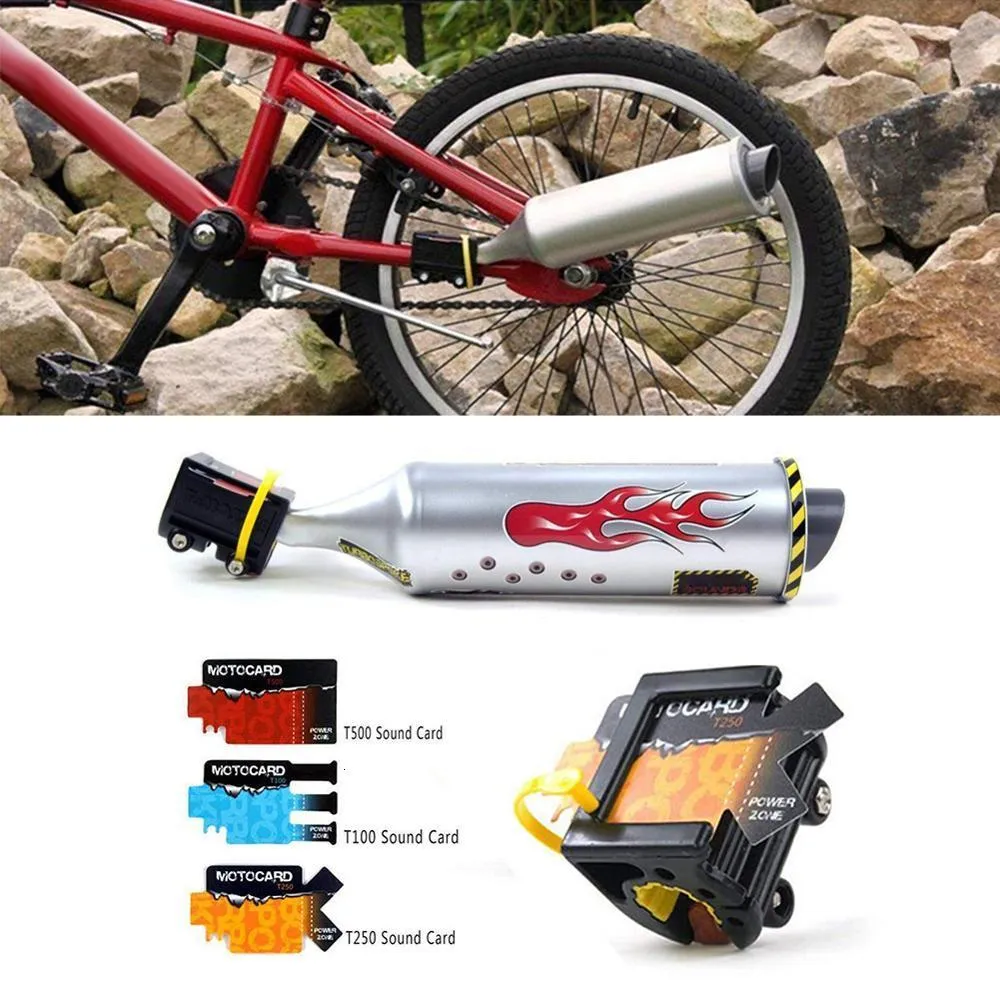 Vélo Rayons Vélo Tuyau D'échappement Son Sauvage Moto Effets Vélo Outils Pour BMX Montagne Accessoires 230612