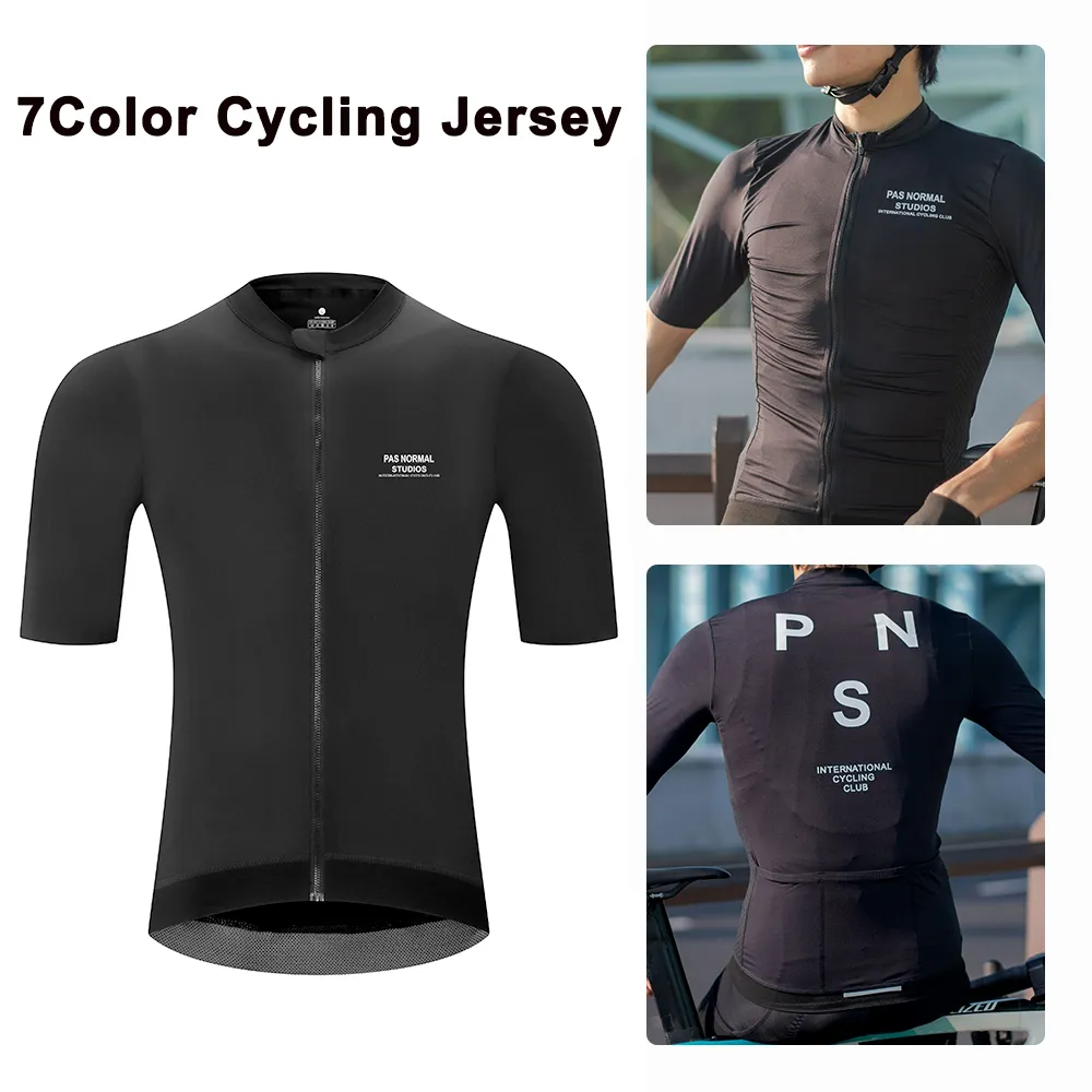Koszulki rowerowe Topy Pas Normal Studios Jersey Wysokiej jakości rowerowe ubrania rowerowe Koszula Mallot Ciclismo Hombre MTB 230612