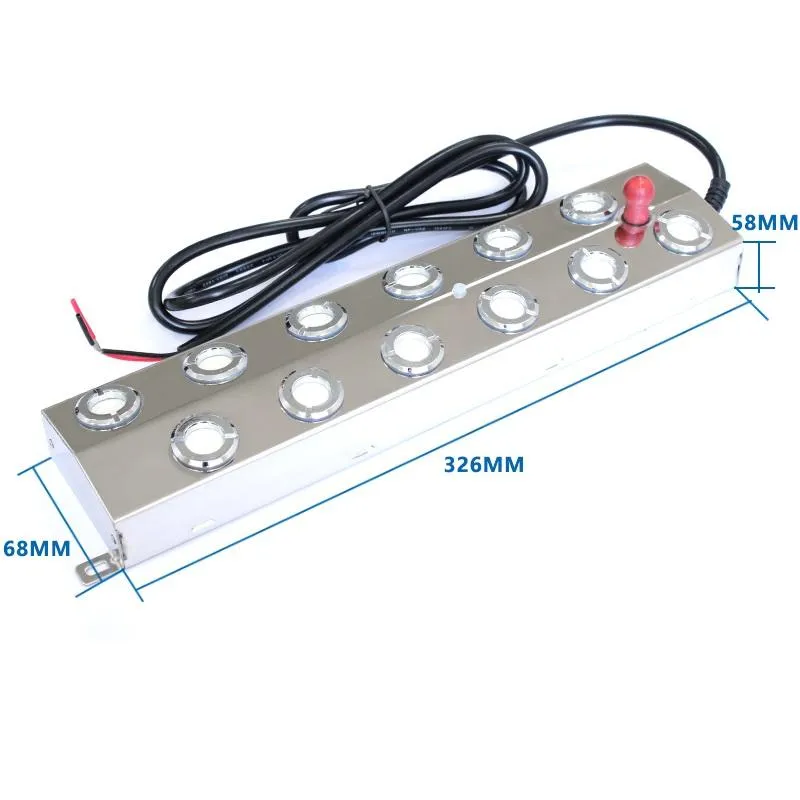 Aparelhos 10 Head 12 Head Ultrassonic Mist Maker Fogger Fogger Aço inoxidável Umideiro elétrico Greenhouse hidroponia para cogumelos para cogumelos