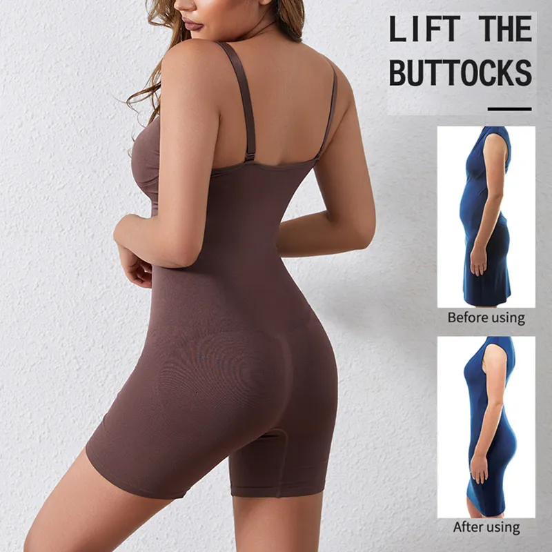 Women's Shapers 2/3pcs Women Waist Trainer Bodysuit Shapewear Slimmer Shapewear Tummy Shaper Hip Lifter Corset Thigh Slimming Underwear 230612