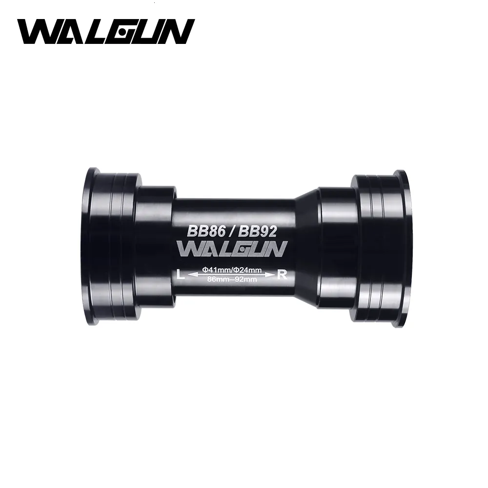 자전거 그룹 세트 Walgun BB86 BB92 PF4124 프레스 핏 세라믹 하단 브래킷 도로 MTB Mountain Bicycle Pressfit BB 41mm 크랭크 세트 22mm 24mm 230612