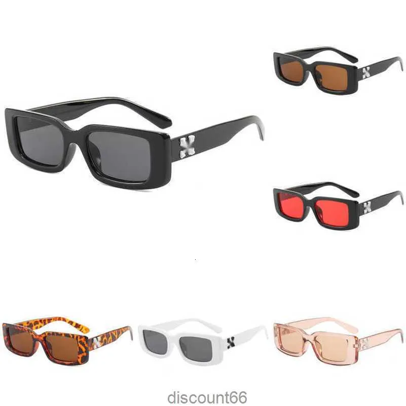 Offs ramki okulary przeciwsłoneczne luksusowe modne okulary przeciwsłoneczne strzałka x czarna rama okulary ulica mężczyźni kobiety hip -hop sunglasse mężczyzn's Sports Travel Sun Słońce damfifoo