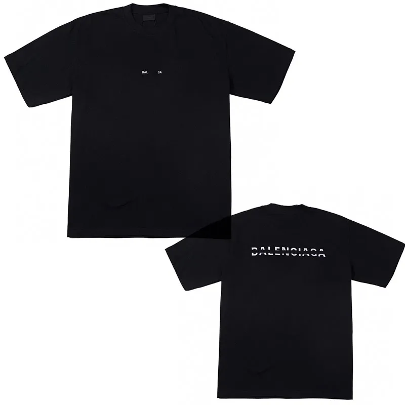 Paris Brand Balanciagas Tape Double B T Shirt Vintage Black Unisex T Shirt With Washed Out Effect Luxury Fashion 100 Cotto From Datang18 24.01 DHgate.Com