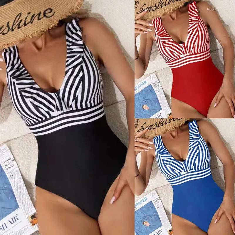 Womens Swimwear Swimsuit Women French Style Flannel V Neck Sexy One Piece Bathing  Suit Bikini One Piece M From 14,14 €
