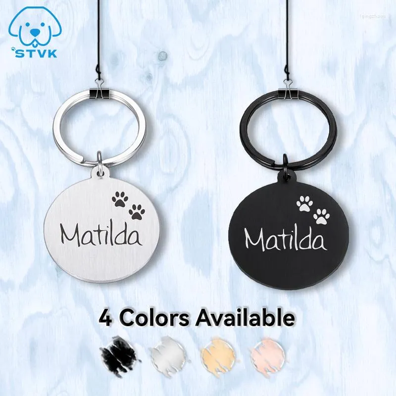 Dog Collars Free Engraved Pet ID Tag Personalized Cat Puppy Collar Accessories Custom Dogs Anti-lost Name Tags Pendant