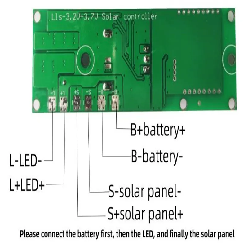 Lampada solare radar con rilevamento del corpo umano Telecomando 3.2v 3.7v