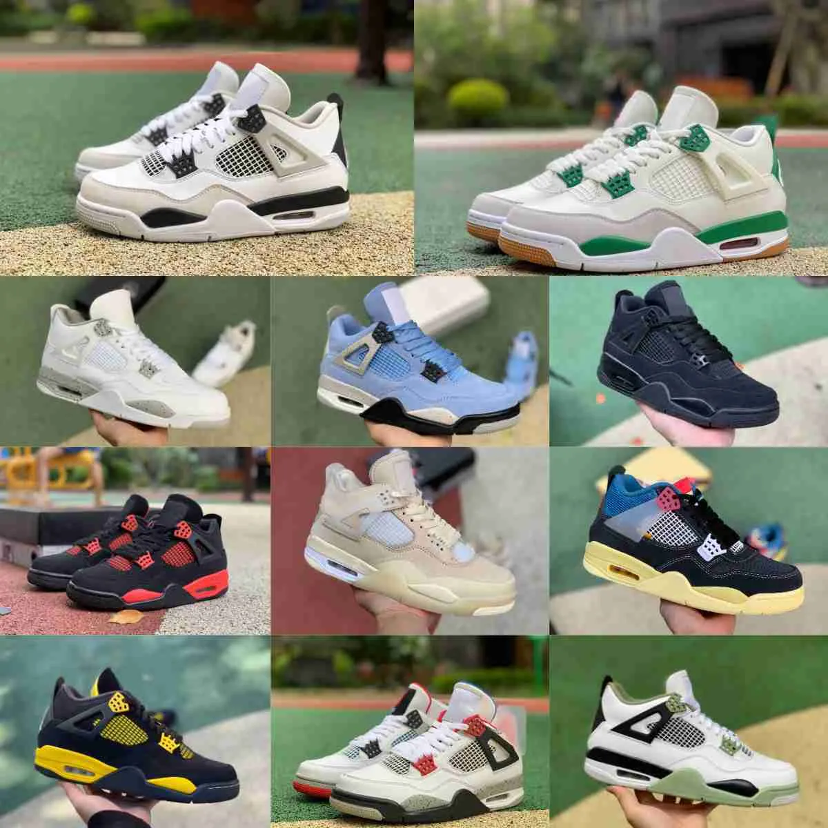 Jumpman Pine Green Mens 4 4s Basketball Shoes Seafoam Military Black Cat  Cream Sail Retros White Oreo Cool Grey JoRden Game Royal Red Thunder Women  Trainer Sneakers From 36,01 € | DHgate