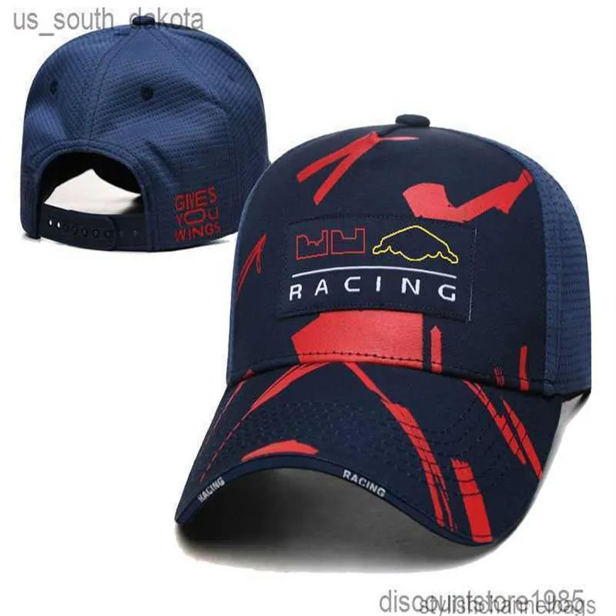 2023 Fashion F1 Racing Cap Formula 1 Team Cap Brand New Full Embroidered Sun Hat Fashion 412-3 L230523259z