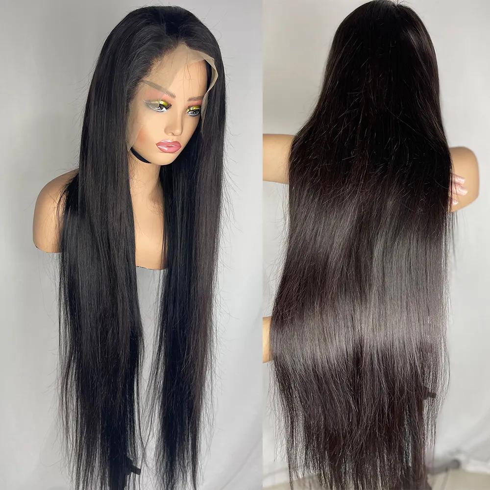 Lace Front Human Hair Wigs For Women Brazilian 30 34 Inch 360 Lace Frontal Pre Plucked 13x4 13x6 Hd Bone Straight Lace Front Wig