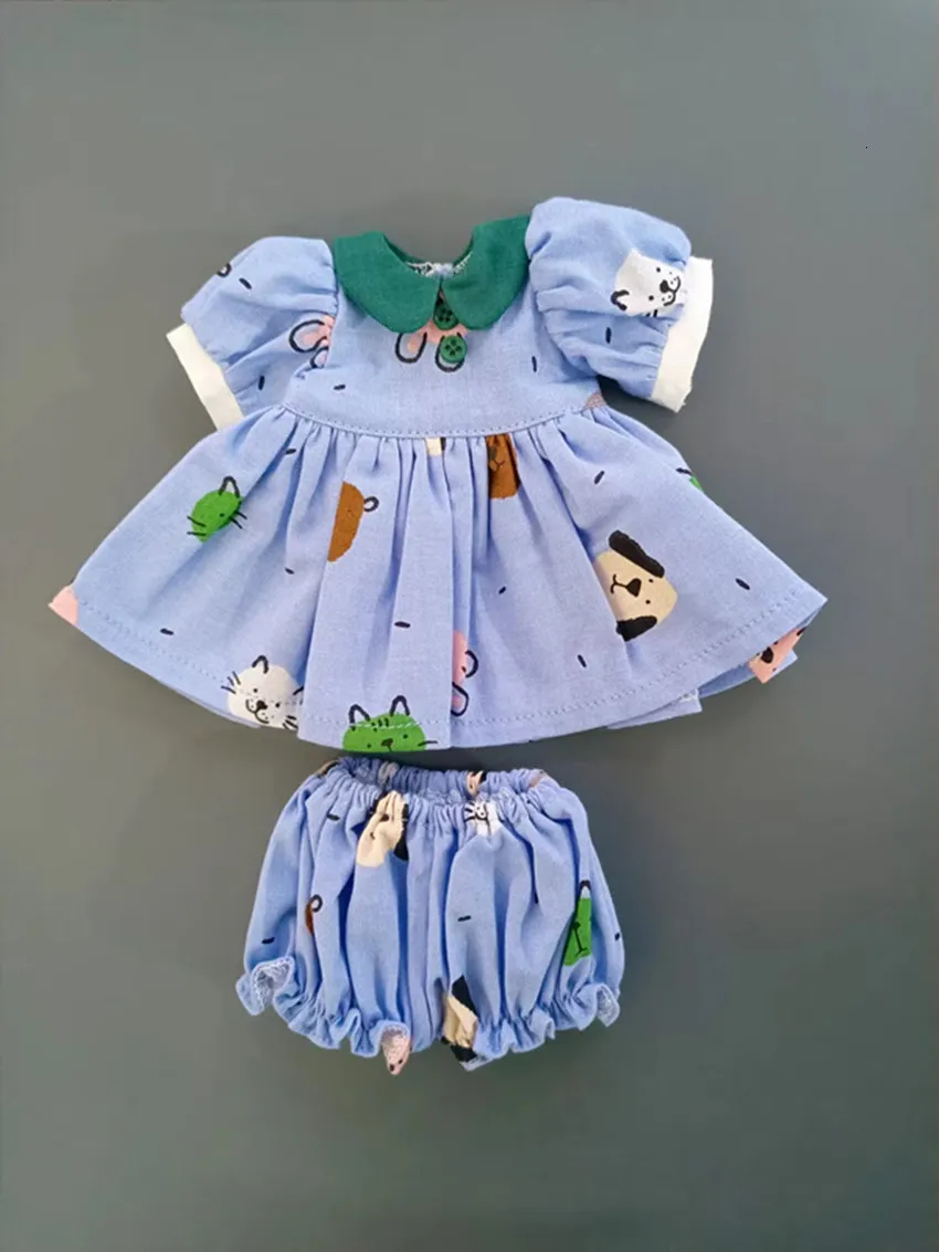 Doll Accessories Bjd Clothing 1 6 YOSD Small doll shirt set top pumpkin  pants 230613