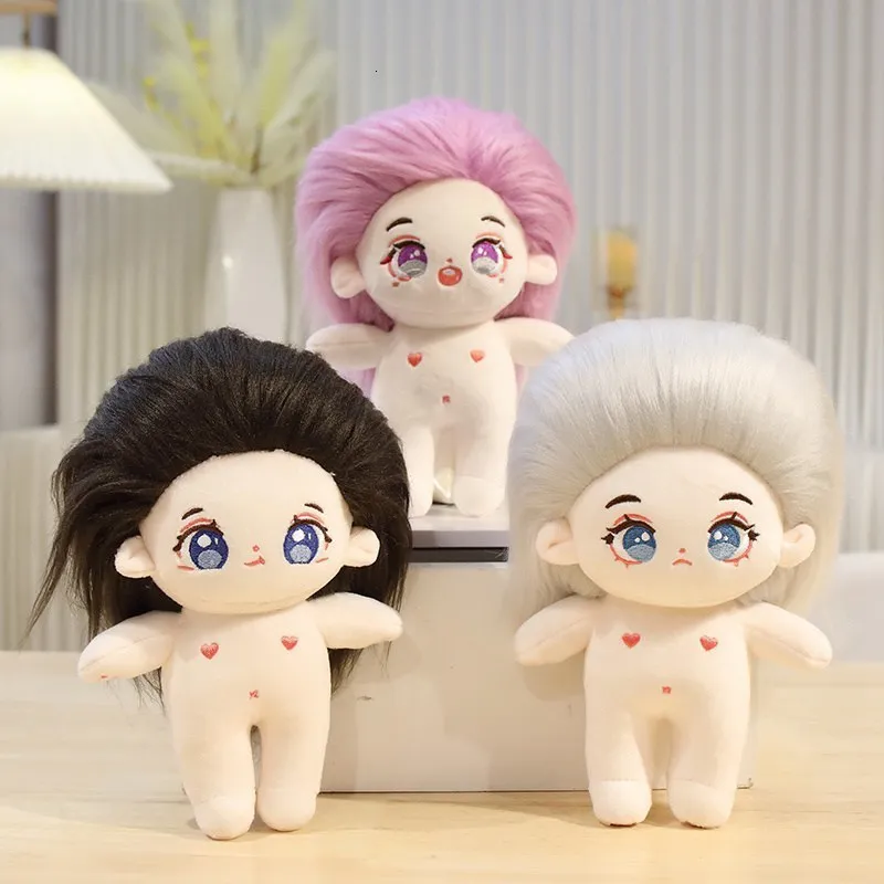 Boneca de pelúcia Kawaii para meninas, bonecas de algodão fofas