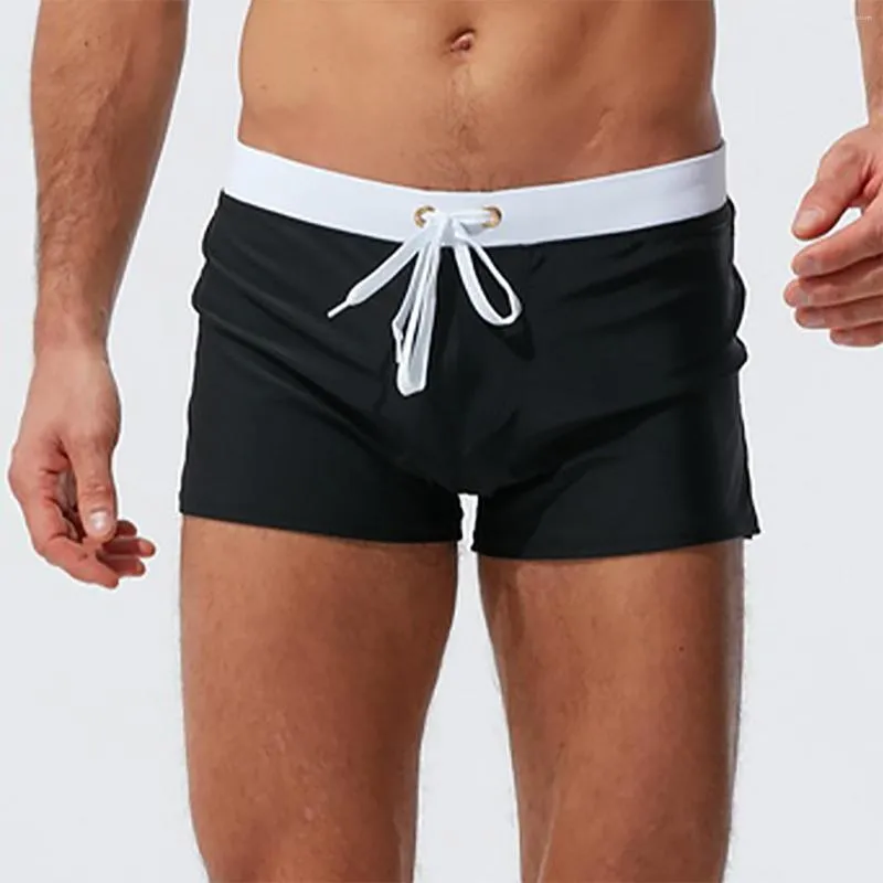 Onderbroek Man Zwembroek Ademende Badmode Heren Badpakken Boxer Slips Sunga Maillot De Bain Beach Shorts Broek