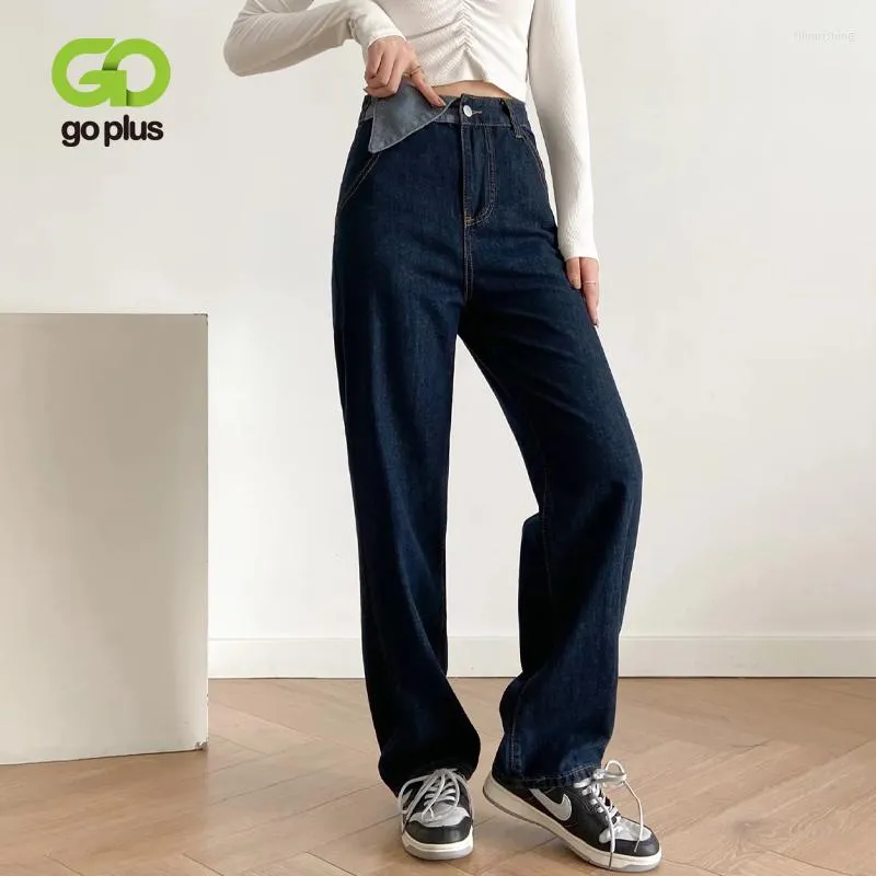 Frauen Jeans GOPLUS Y2k Koreanische Damen Gerade Hosen 2023 Frau Hohe Taille Jean Denim Hosen Pantalones De Mujer Pour Femme C11810