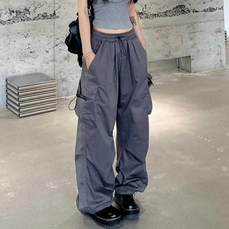 Y2K Womens Loose Cargo Pants Womens Vintage Baggy Style With Wide Leg, Big  Pockets, And Oversized Oversize Fit From Pooryunsa88, $34.58