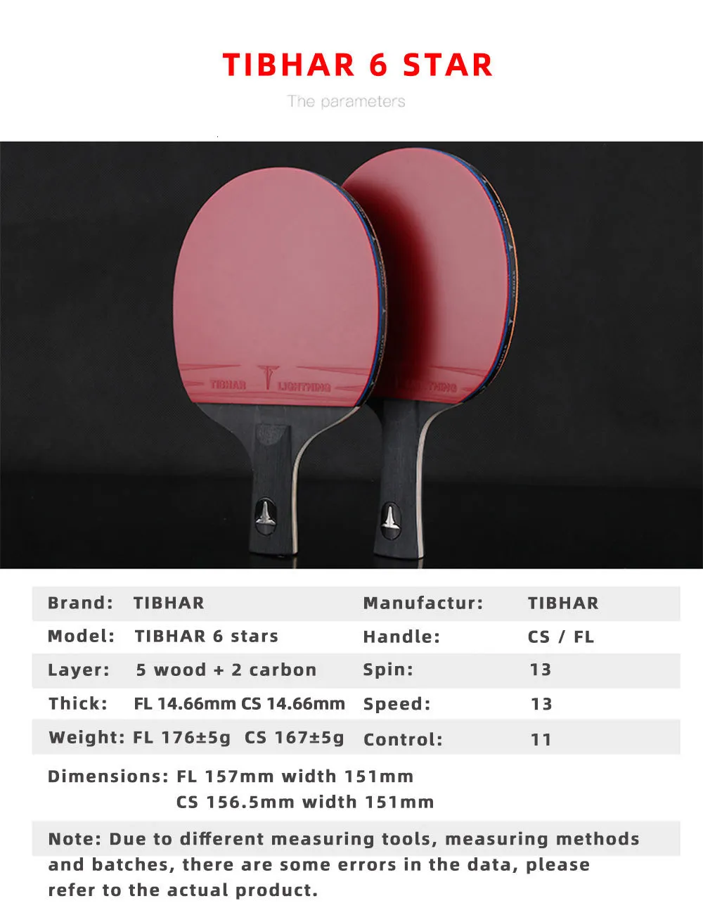 Tibhar Table Tennis Rackets DHgate.com:TIBHAR Table Tennis Racket Pimples-in Ping Pong Rackets High ...