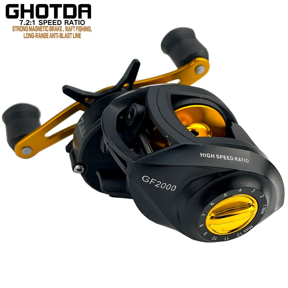 Baitcasting Reel 7.2:1 Gear Ratio Max Drag 8 kg Long Casting Fishing Wheel  Saltwater from Dhgate Baitcasting Reels - price 40.9