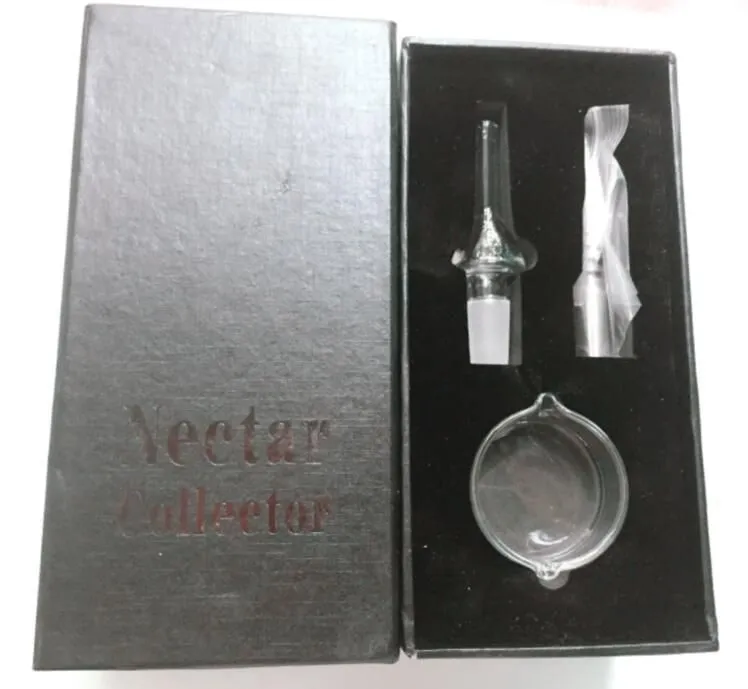 Nectar Collector Kit Glass Nectar Collectar Tips with Titanium and Nail Dabber Dish Domeless Joint 14mm 18mm