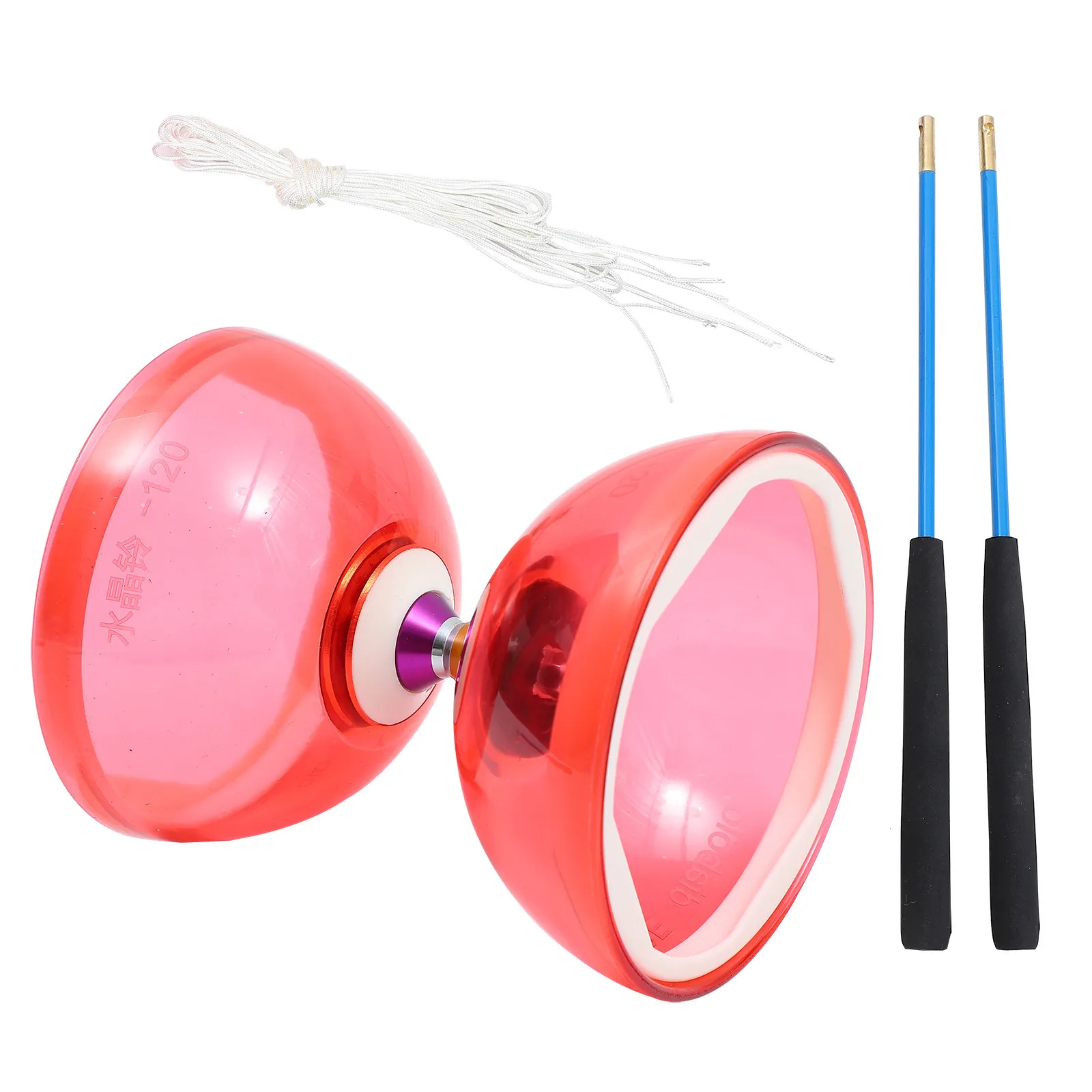 Yoyo Crystal Bearing Diabolo Iniciante Brinquedos Chineses Malabarismo Truque Clássico 230612