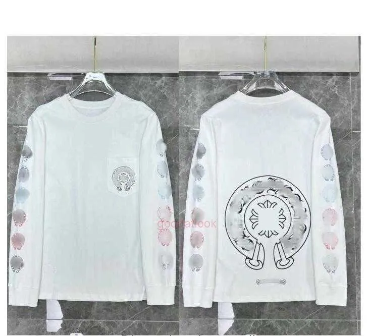 Klasik Kalp Moda Kalitesi Sonbahar Kış Kazak CH Sweatshirts Tasarımcı Kadın Lüks Sweater At Nalı Kromları Çapraz Baskı Mans Uzun Kollu T-Shirt Z2C7