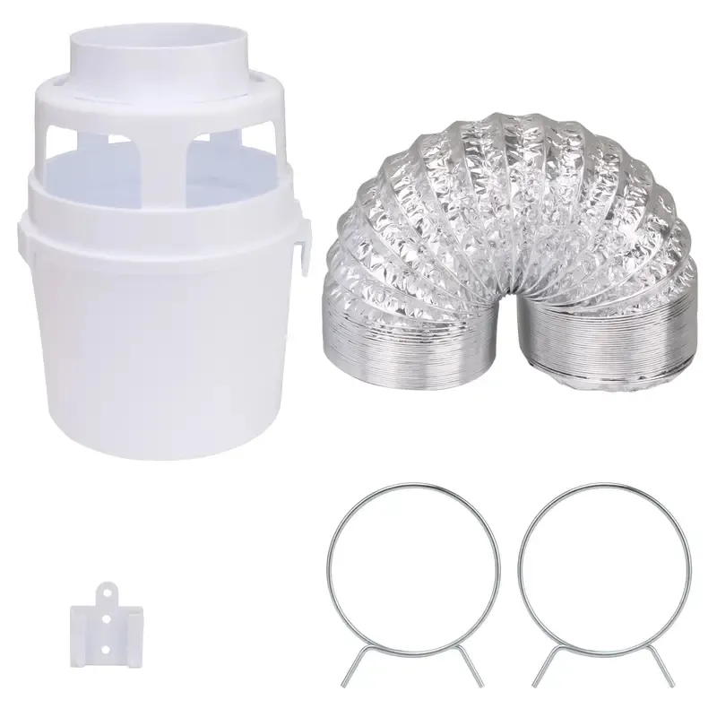 Dryer Vent Kit Air Pipe + Lint Collector 211L From Ancheer, 9.95