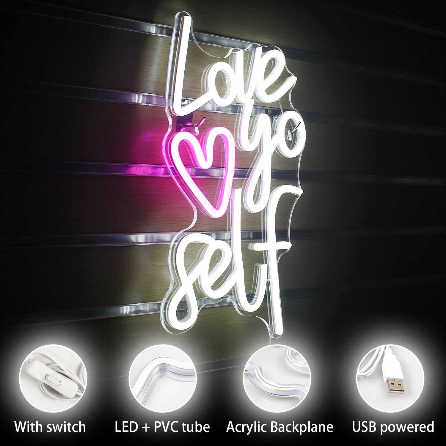 Custom Lover Neon Sign Love Yourself USB Light For Wedding, Club, Dining  Room, Home & Shop Decor Perfect Gift Lamp R230613 From Us_connecticut,  $45.2