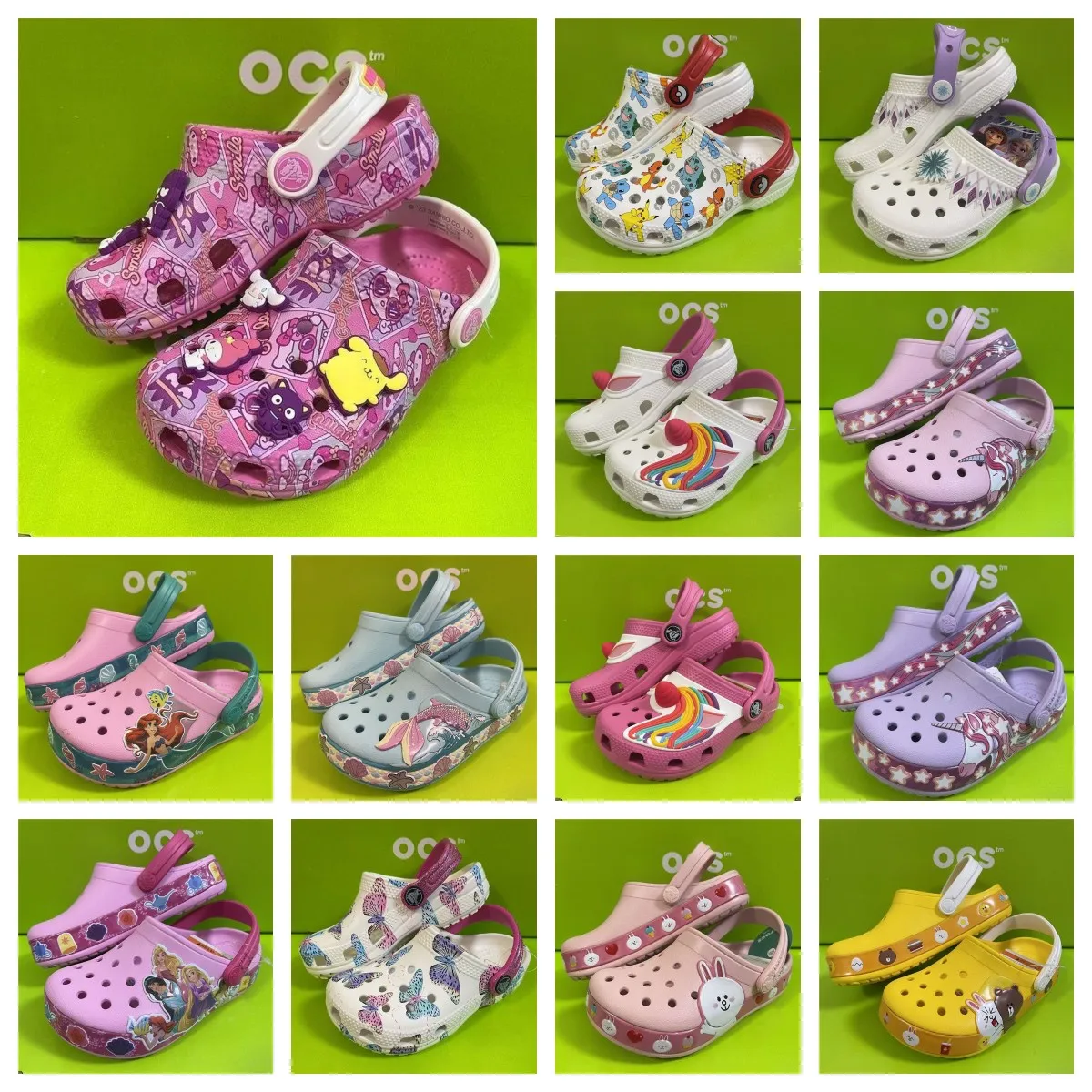 Sandals EVA Kids Crocclog Crocodile Shoes Lightweight Comfortable High-Quality Children Summer Slides Designers Sandalias Mujer Slippers A-01