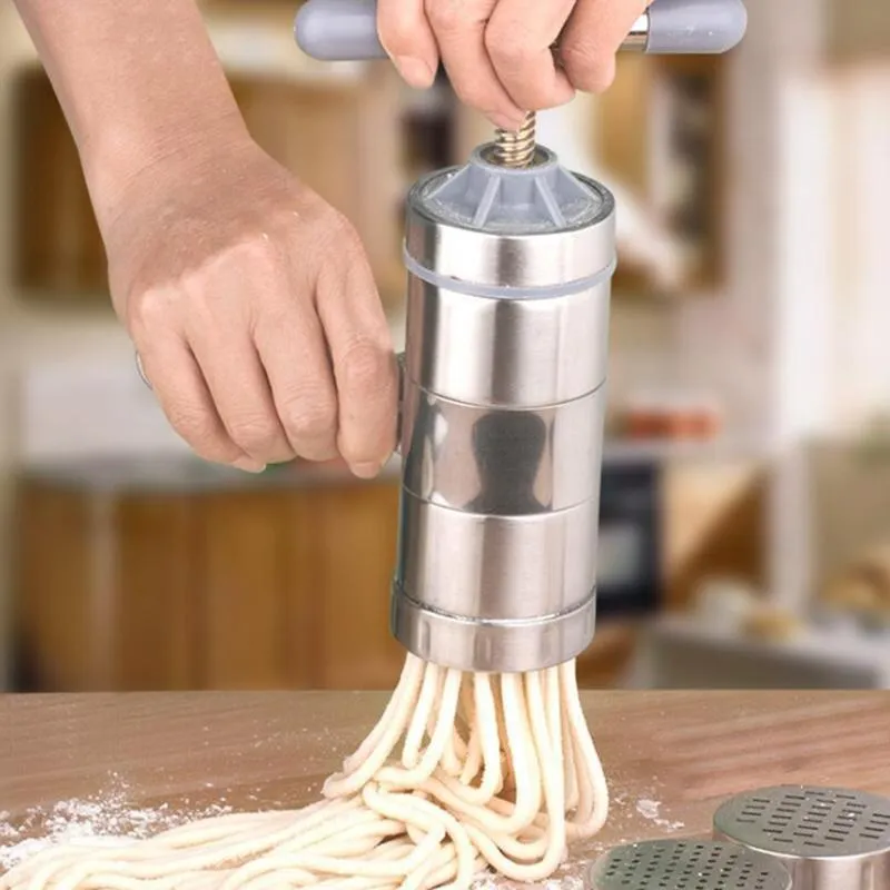 Makers Household Manual Noodle Maker en acier inoxydable Machine de pâtes fraîches Small Noodle Press Pasta Roller Machine Kitchen Tools