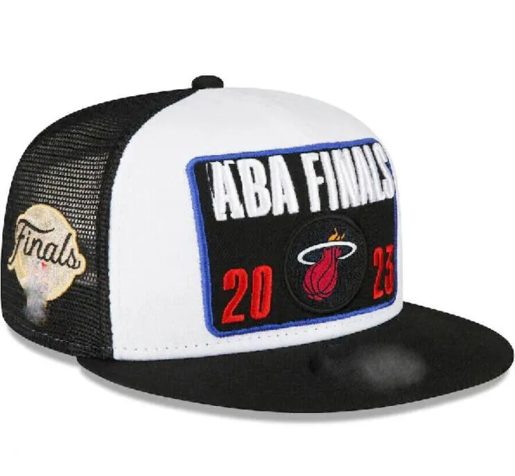 Miamis Heat 22-23 2022-2023 Finals Champions Locker Room 9FIFTY Snapback Hat unisex sun hat bone embroidery wholesale Casquette Caps a13