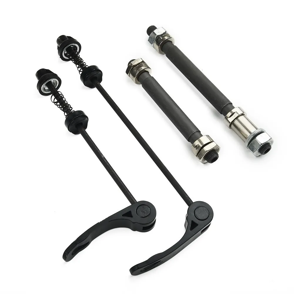 Bike Groupsets MTB Bicycle Wheel Hub Axle Front Rear Hollow With Quick Release Lever Steel Mountain Cycling Repair Tool p230612