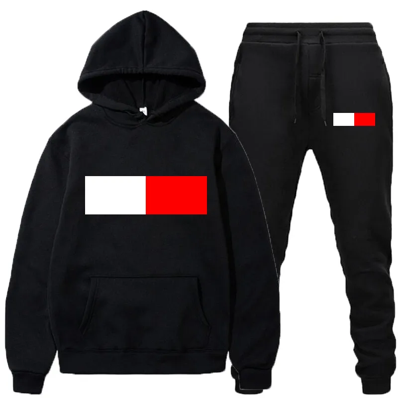 Men Set Men s Tracksuits Sweatshirts Casual Suits Men Womens Track Suit Coats Man Designer Tommy Jacket Sports Pants Joggers Trousers