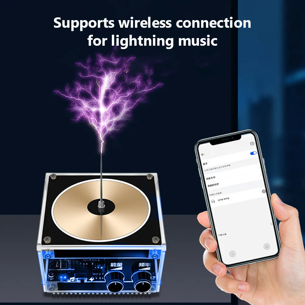 High Frequency Bluetooth Tesla Induction Coil Arc Generator Perfect Home  Decor And Educational Toy Gift For Children AC110/240V From Ren09, $58.18