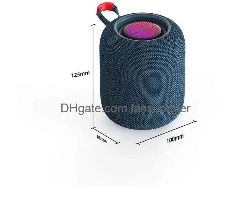 Mini altoparlanti Altoparlante intelligente Homepod Assistente vocale Bluetooth portatile Subwoofer Hifi Deep Bass Stereo Typec Wired Sound