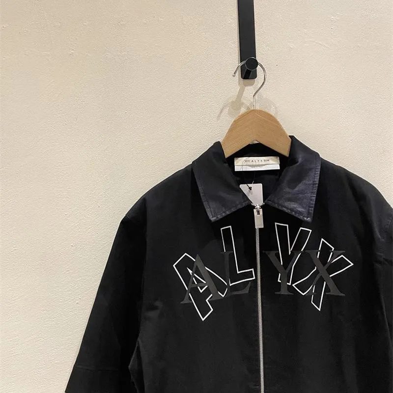 DHgate.com:Mens 1017 ALYX 9SM Black Jacket with Graffiti