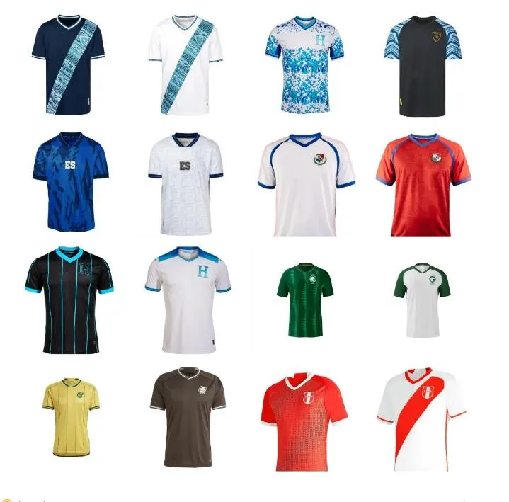 Saudi Arabia 2023 2024 El Salvador Soccer Jerseys Jamaica National Team