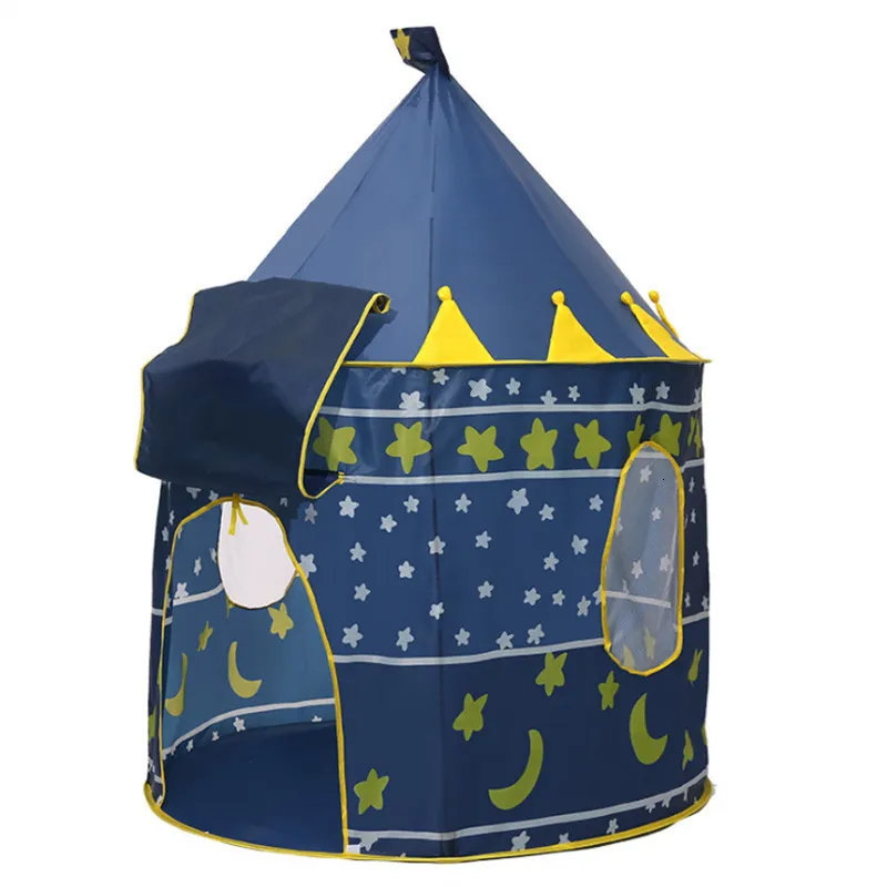 Tentes de jouets Tente portable Piscine Tipi Tente Jeux pour enfants en bas âge Tente de jeu Princesse Prince Room Funny Zone Indoor Outdoor Playhouse Castle Toy 230612